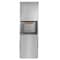 Alpine Industries 56 in. Stainless Steel Multi-Fold/C-Fold Paper Towel Dispenser with 12 Gal. Waste Receptacle Combo ALP492-MK - alternate 5